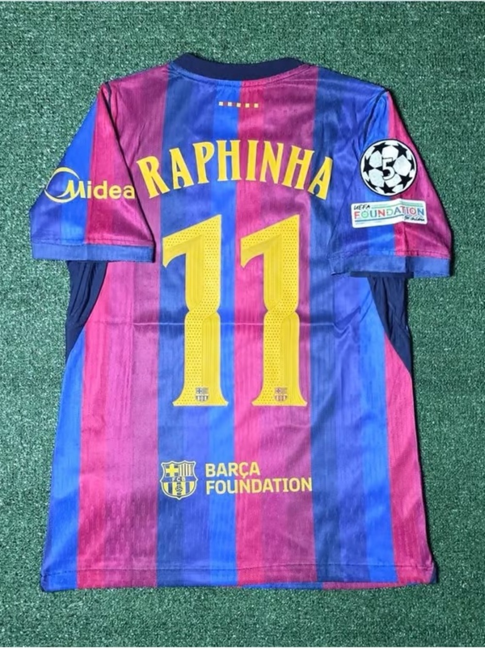 Raphinha Home 26 27 Soccer Jersey Short Kit Set